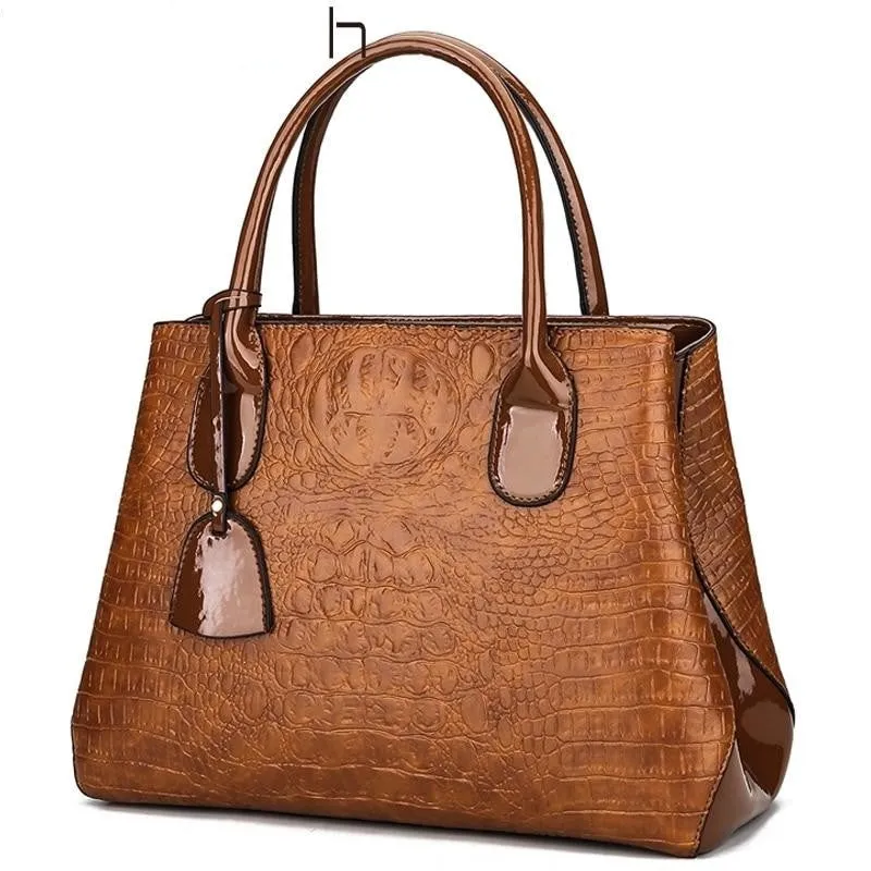 (20) Woman's Alligator Style luxury Shoulder Bag
