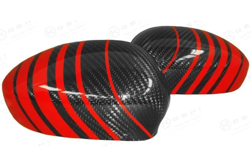Abarth 500 / 595 / 695 & Abarth Punto Mirror Caps - Carbon Fibre