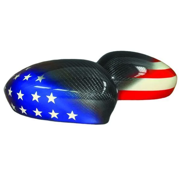 Abarth 500 / 595 / 695 & Abarth Punto Mirror Caps - Carbon Fibre