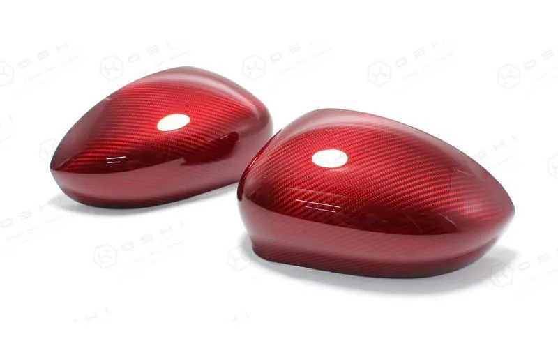 Abarth 500 / 595 / 695 & Abarth Punto Mirror Caps - Carbon Fibre
