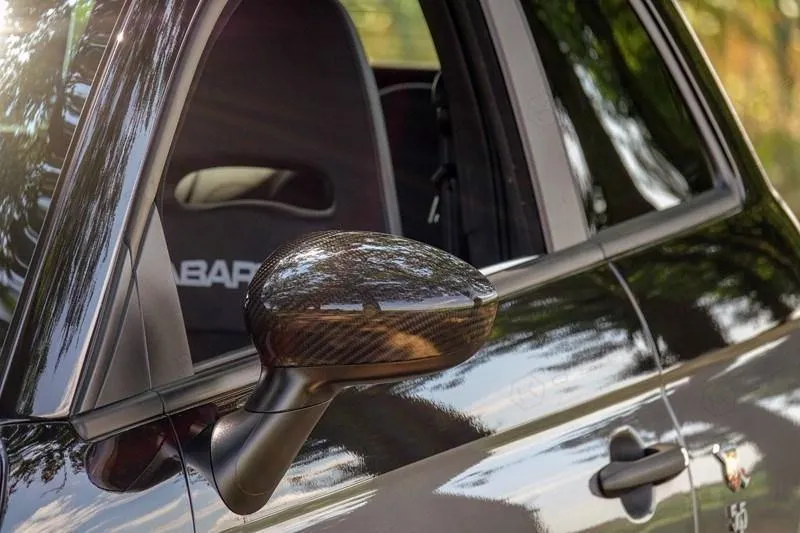 Abarth 500 / 595 / 695 & Abarth Punto Mirror Caps - Carbon Fibre