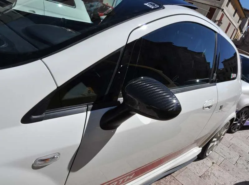 Abarth 500 / 595 / 695 & Abarth Punto Mirror Caps - Carbon Fibre