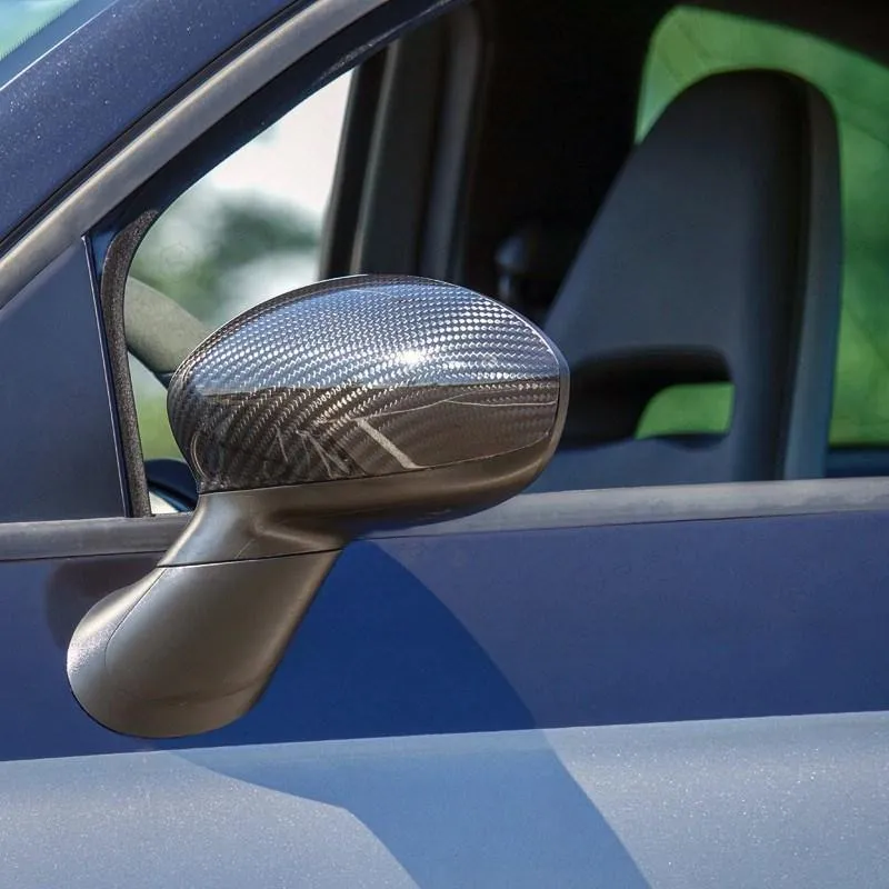 Abarth 500 / 595 / 695 & Abarth Punto Mirror Caps - Carbon Fibre
