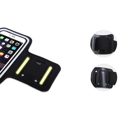 Armband Professional Cover Neoprene Waterproof Wraparound Sport with Buckle for BLU Bold N1 (2019) - Black