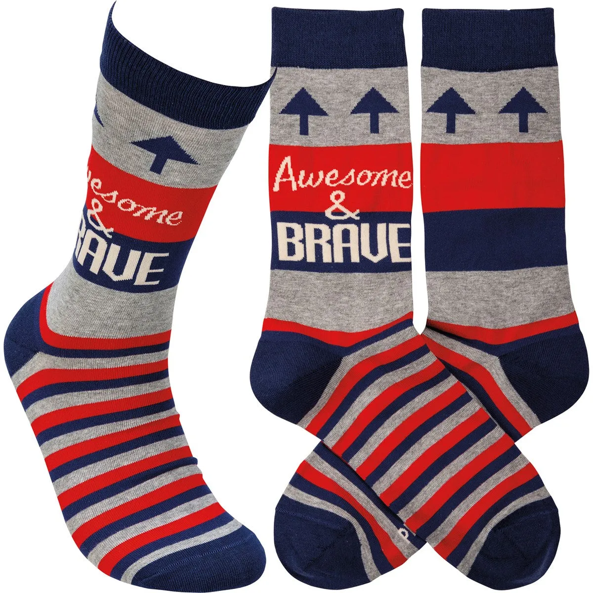 Awesome & Brave Crew Socks
