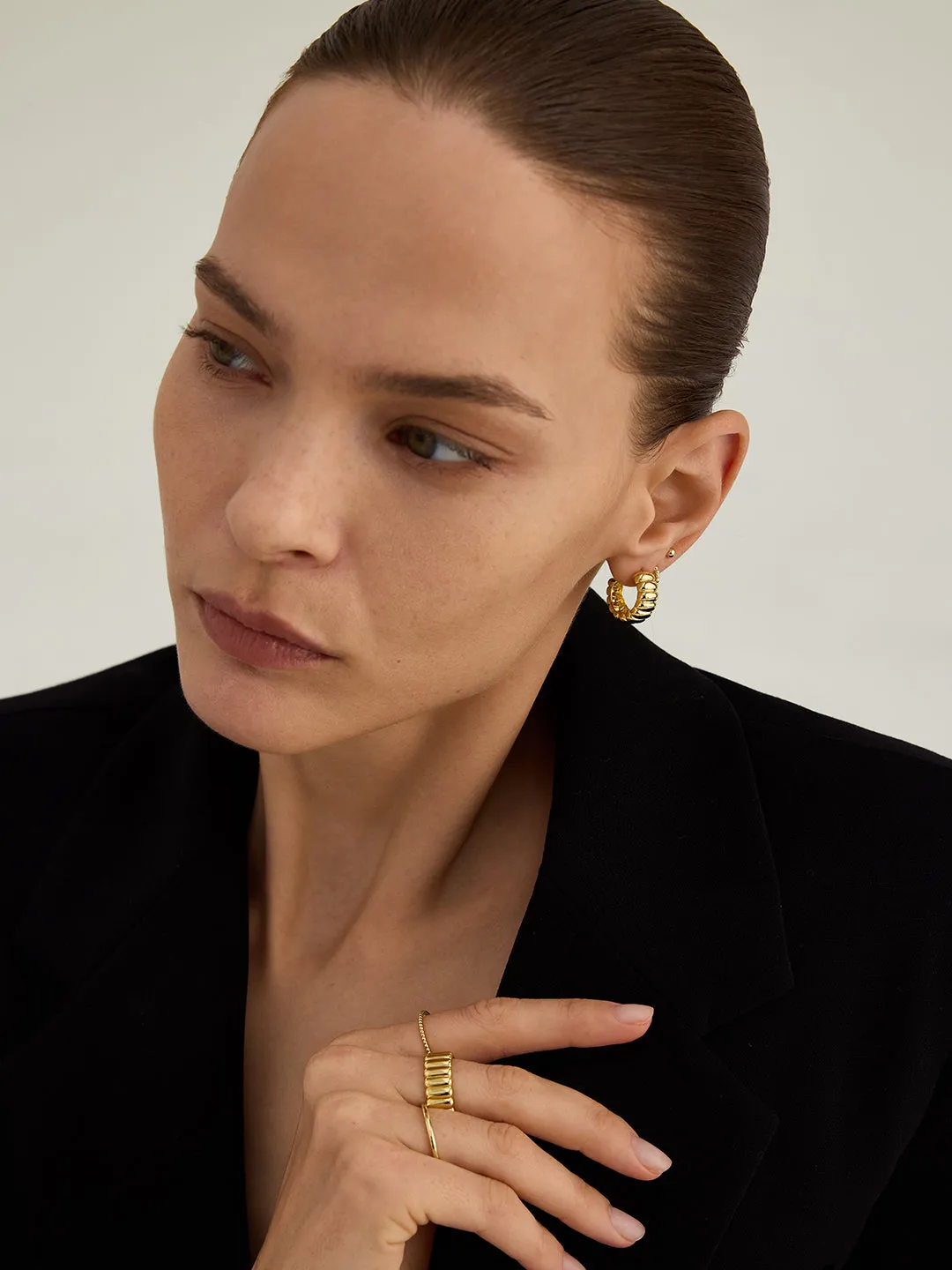 Bold Texture Hoops