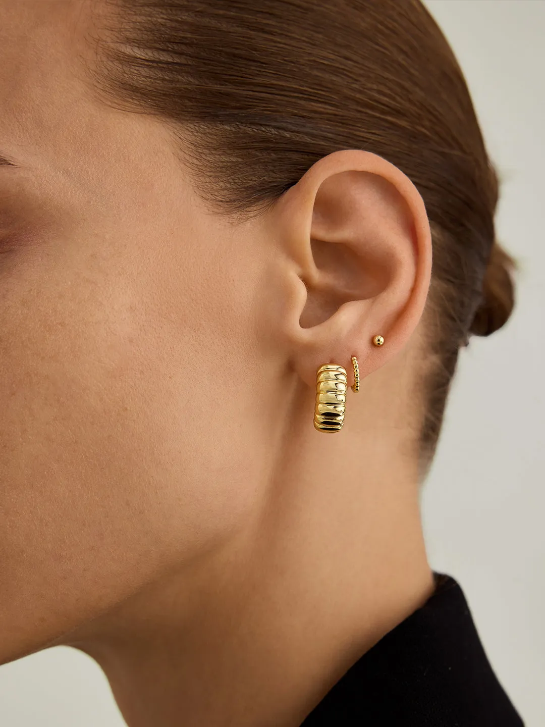 Bold Texture Hoops