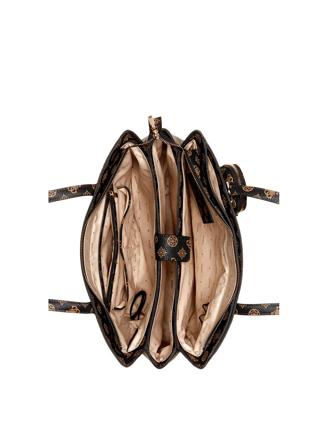 Brown Logo Power Play Tote Bag