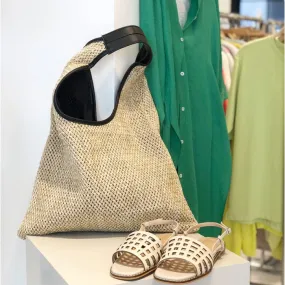 Casual rattan buckets bag for women bohemian wicker woven shoulder bags lady handbag large capacity totes summer beach big purse