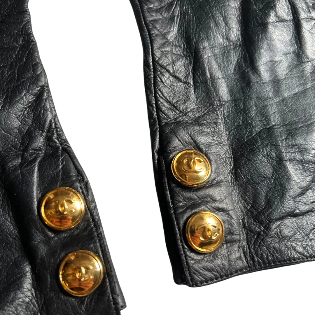 Chanel Vintage Leather Gloves