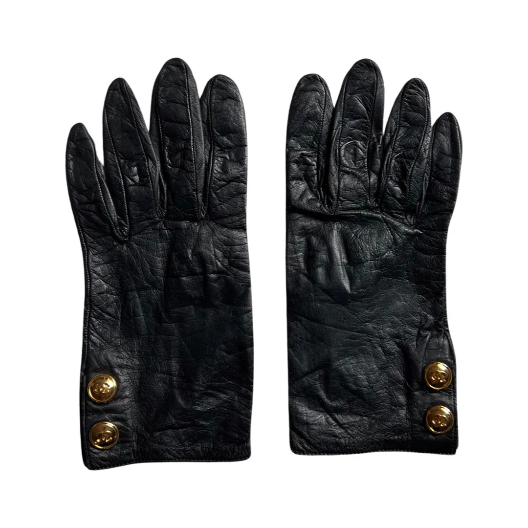 Chanel Vintage Leather Gloves