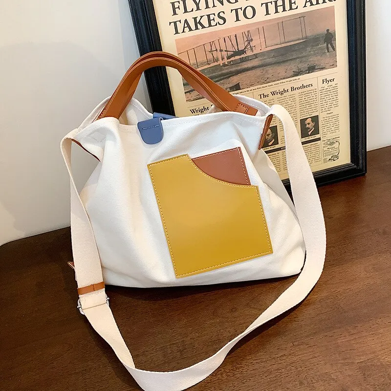 Christmas Gift DORANMI Korean Style Canvas Totes Bag For Women 2021 Luxury Brand Designed Messenger Female Cloth Tote Top-handle Handbag SB946