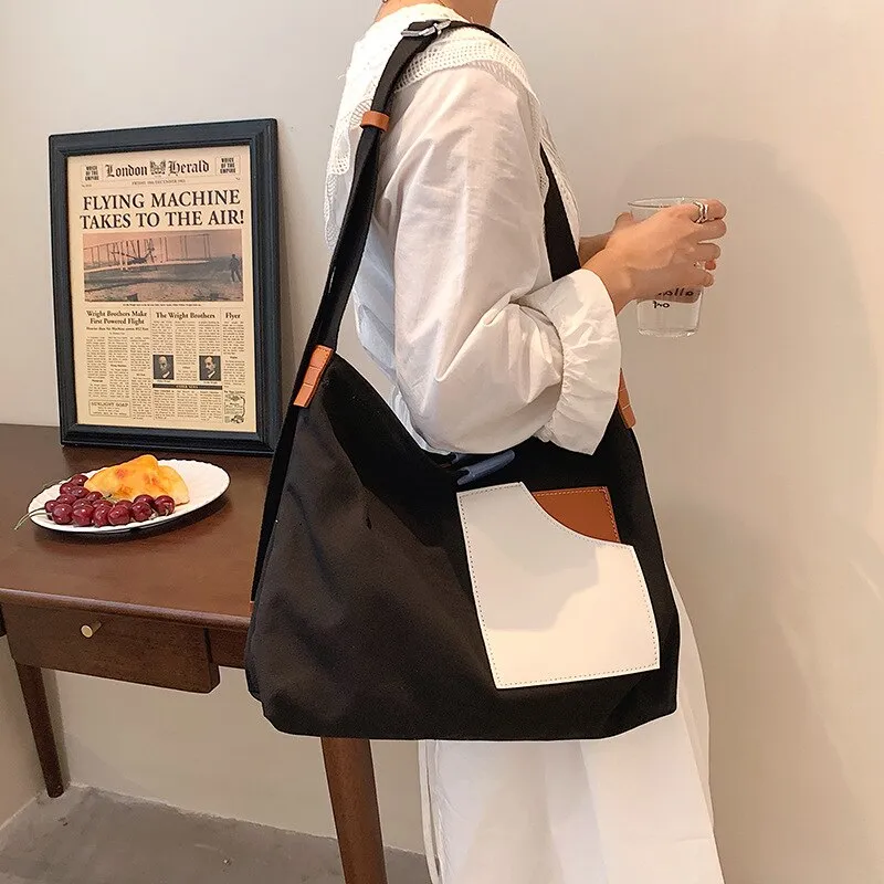 Christmas Gift DORANMI Korean Style Canvas Totes Bag For Women 2021 Luxury Brand Designed Messenger Female Cloth Tote Top-handle Handbag SB946