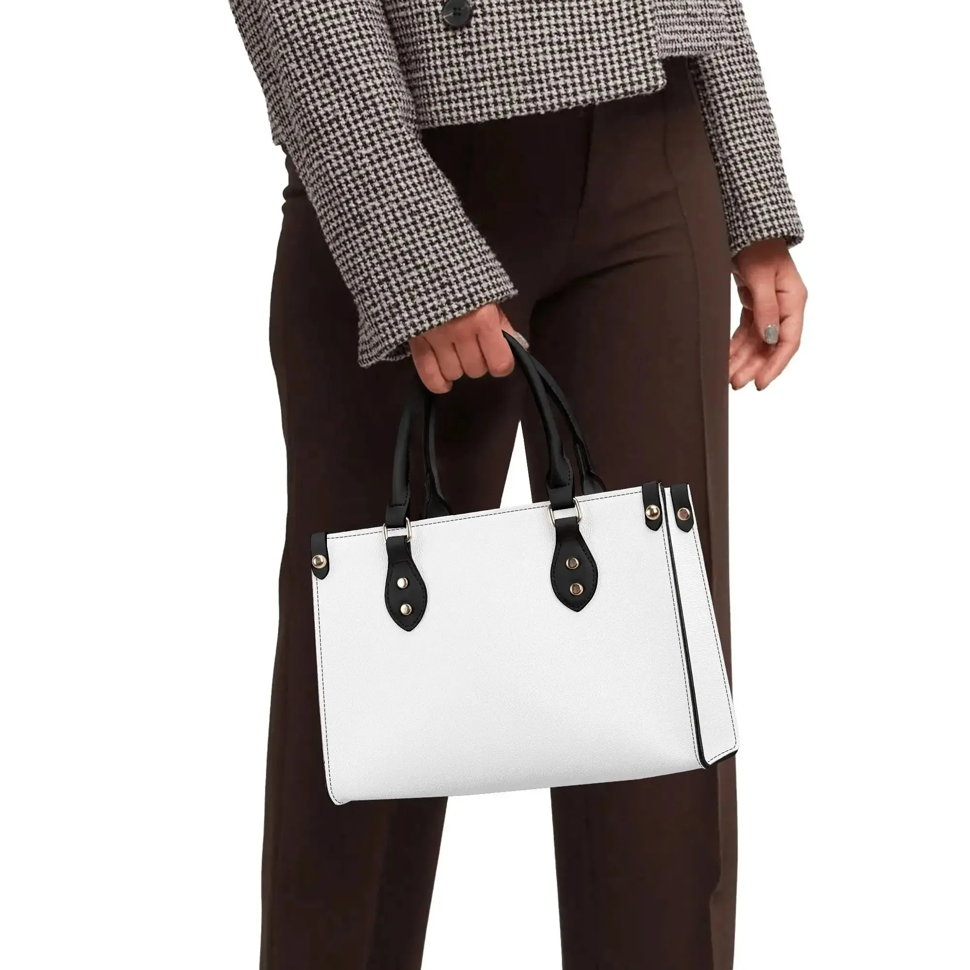 Customize Luxury Women PU Handbag Gift for Ladies All Over Printing