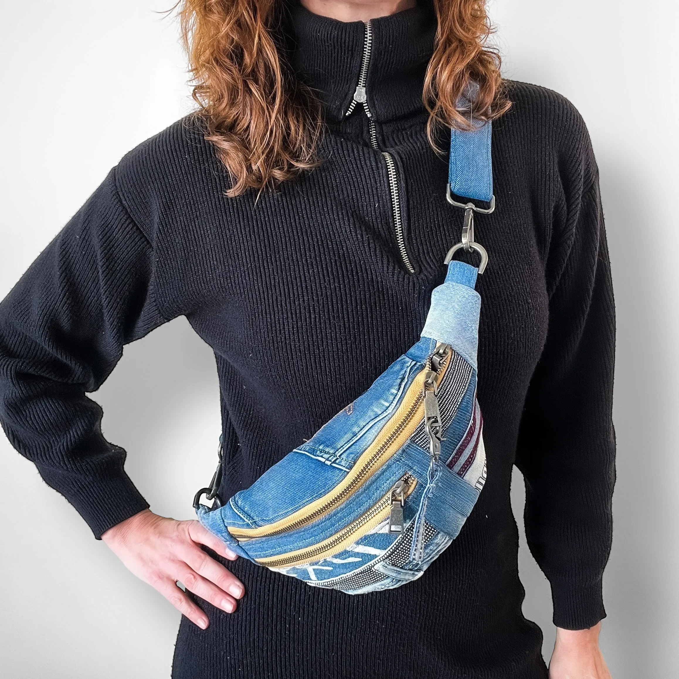 Denim Sling Bag