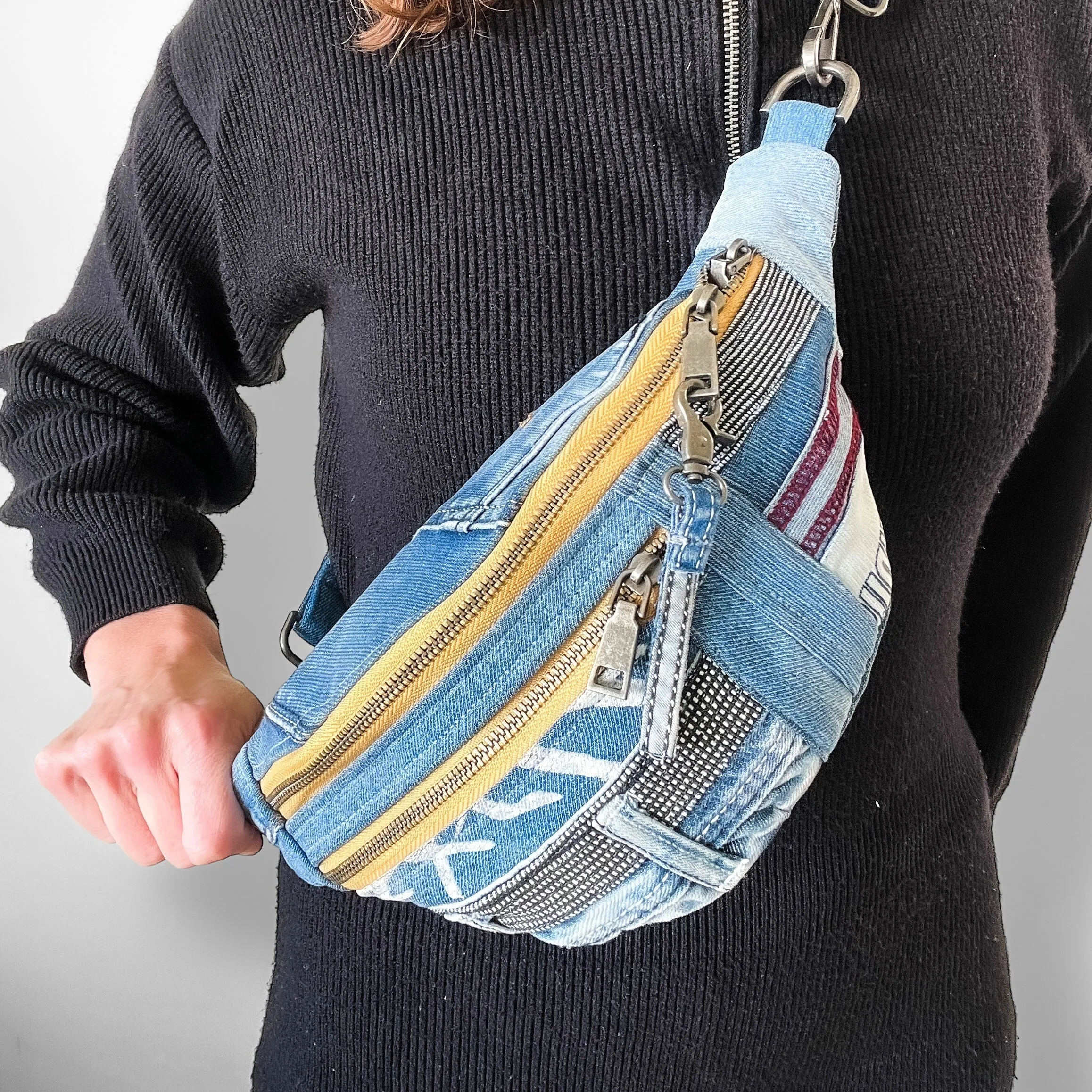 Denim Sling Bag