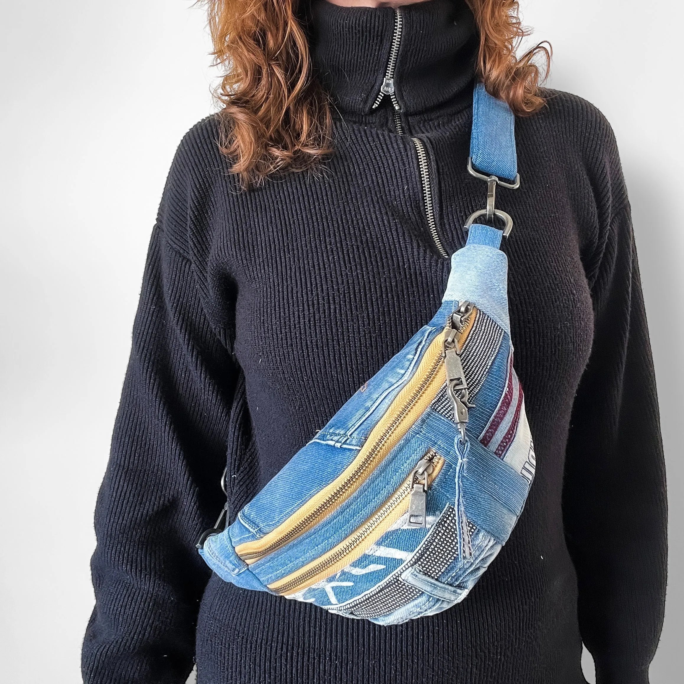 Denim Sling Bag