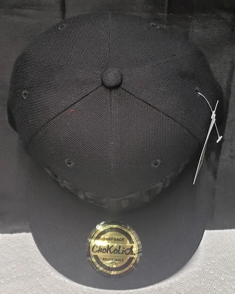 Ernest -- Snapback Boston Baseball Cap -- All Black