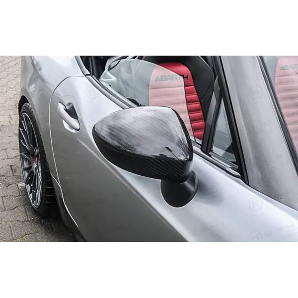 Fiat/Abarth 124 Mirror Caps - Carbon Fibre