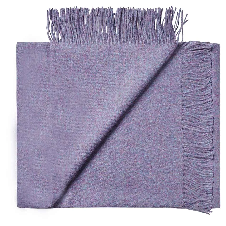 Fluff Solid Color Baby Alpaca Shawl