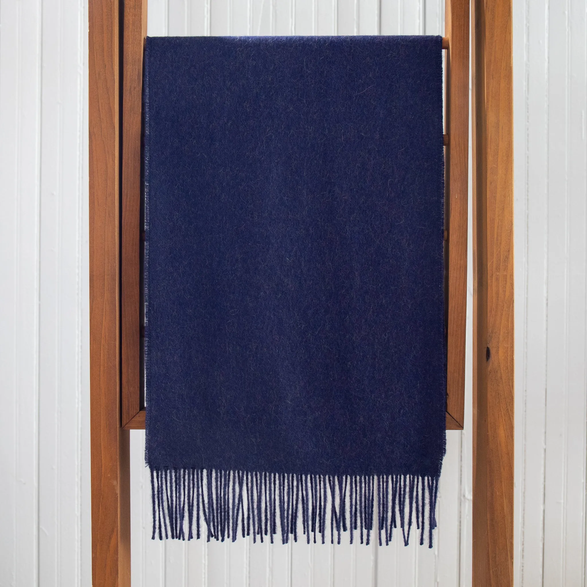 Fluff Solid Color Baby Alpaca Shawl