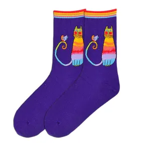 Laurel Burch Kit Kat Socks (Women's)
