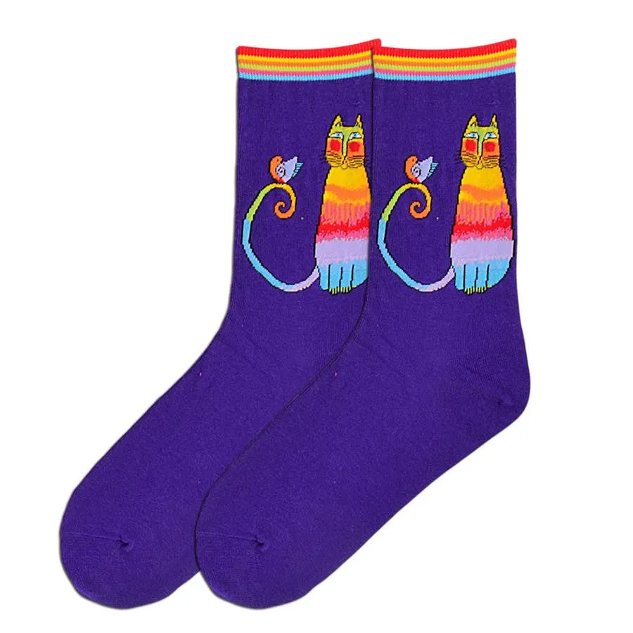 Laurel Burch Kit Kat Socks (Women's)