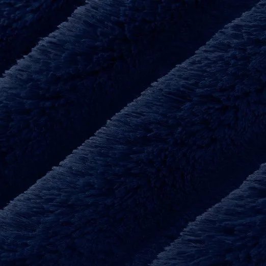 Luxe Cuddle Arctic Rabbit Navy Yardage