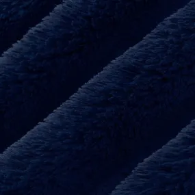 Luxe Cuddle Arctic Rabbit Navy Yardage