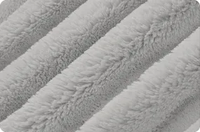 Luxe Cuddle Arctic Rabbit Silver Yardage