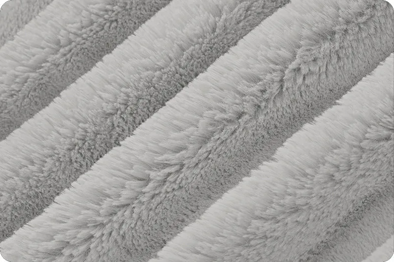 Luxe Cuddle Arctic Rabbit Silver Yardage