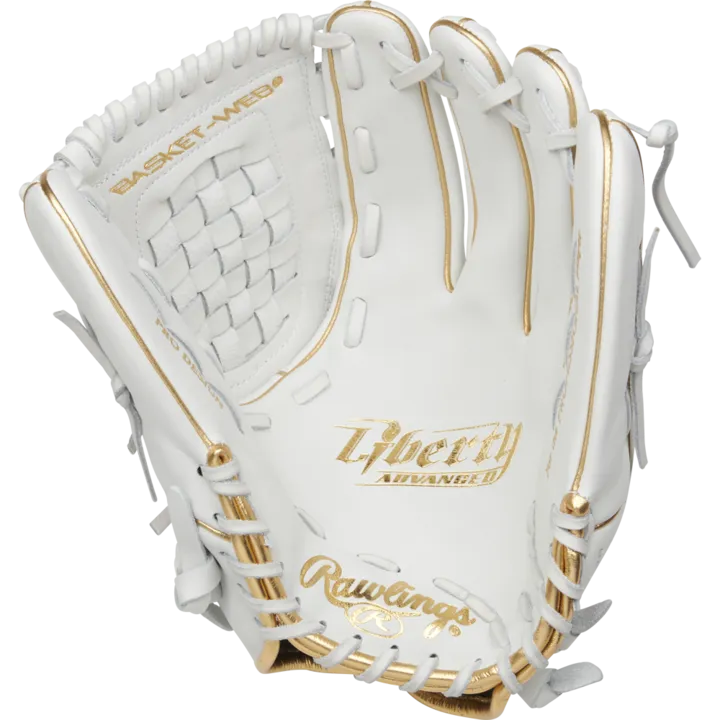 Rawlings Liberty Advanced 12.5 inch White Fastpitch Glove RLA125KRG