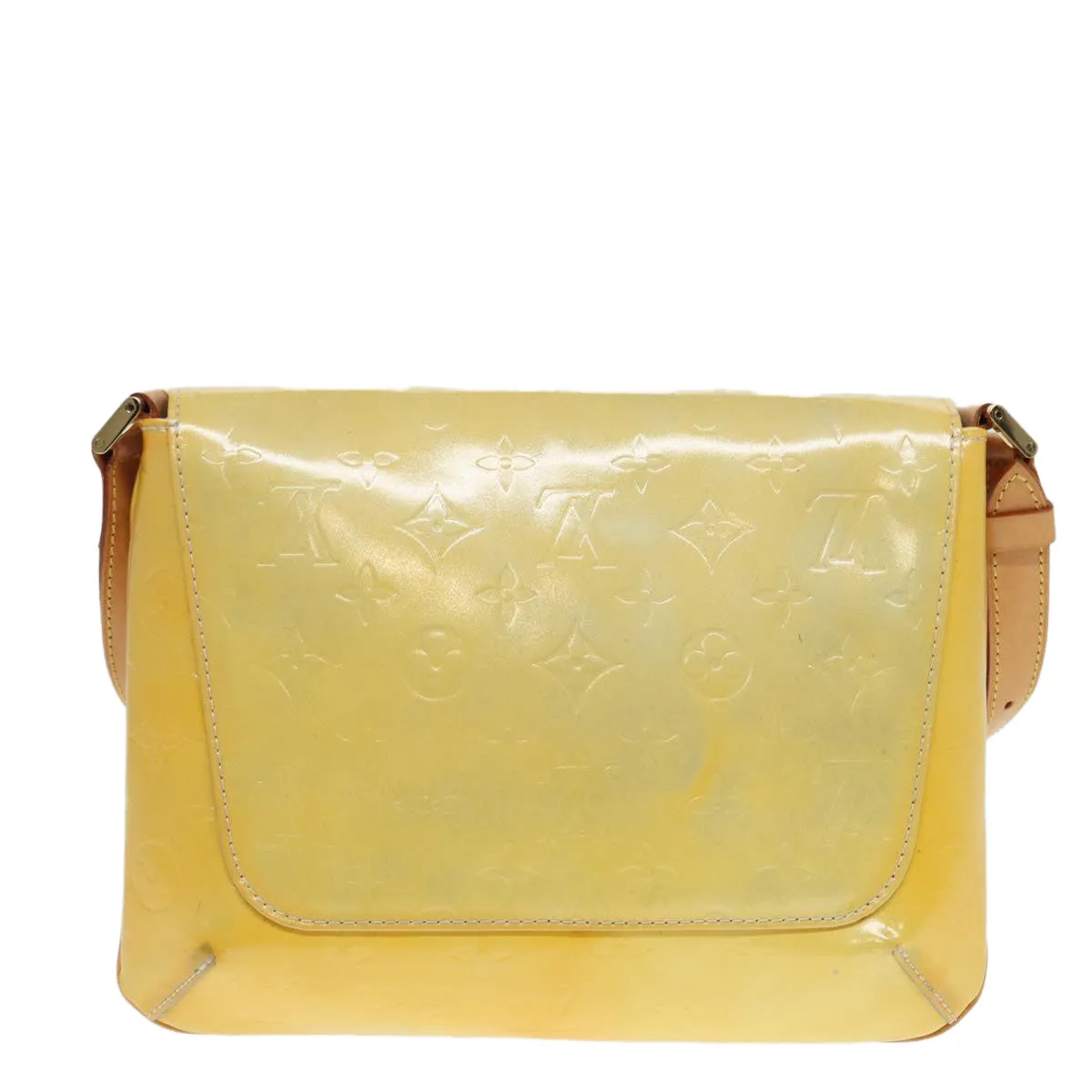 Trendy Inspired Louis Vuitton Monogram Vernis Thompson Street Bag Gris M91008 Lv Auth 88637