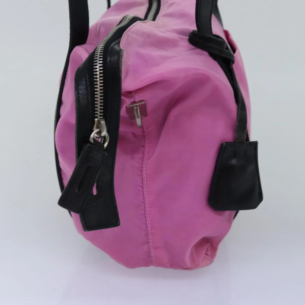 Trendy Inspired Prada Shoulder Bag Nylon Pink Auth 74400
