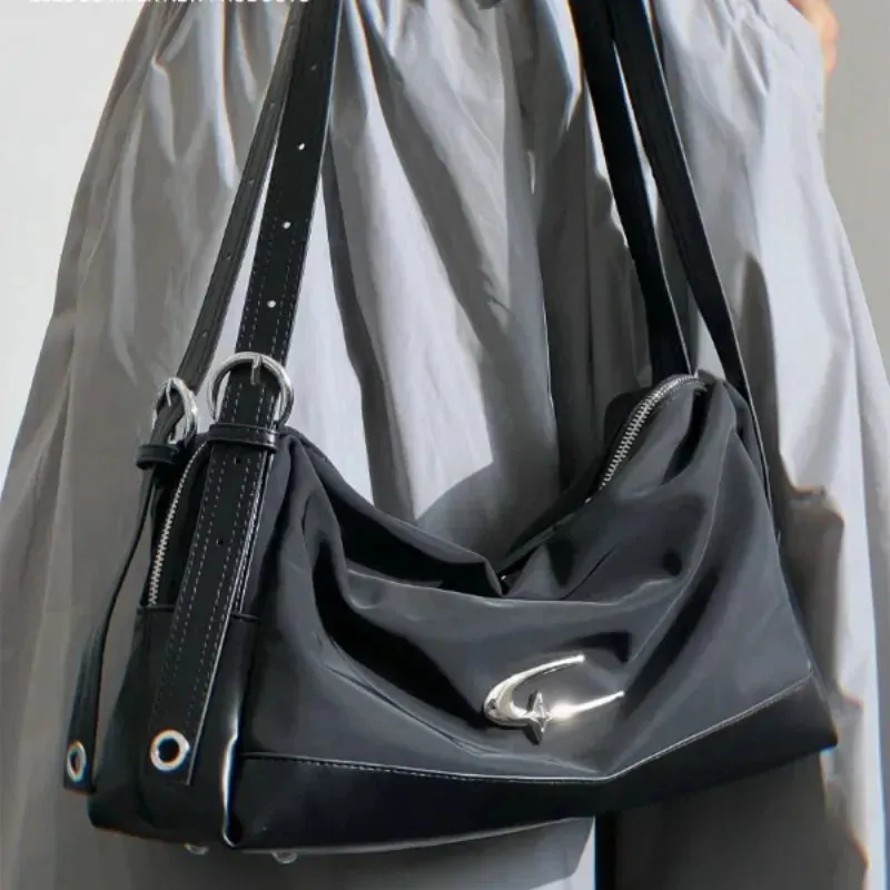 UAKISS  -  2024 Luxury Design Simple Causal Shoulder Crossbody Bags High-capacity Streetwear Handbags Trendy Women Chic Tote  Y2k Aesthetic