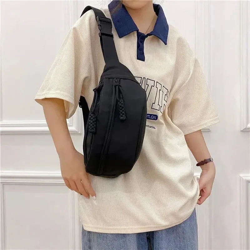 UAKISS  -  Vintage Japanese Ins Trendy Crossbody Bags Women Y2k All Match Preppy Aesthetic Handbags Korean Simple Fashion Canvas Bag Girls