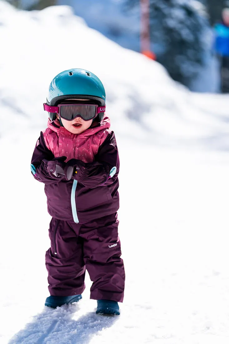 Wedze Warm Lugiklip Baby Ski Mittens
