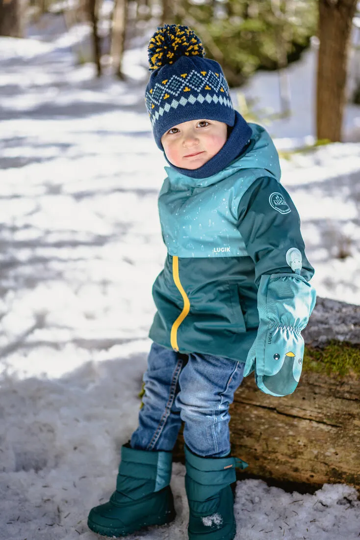 Wedze Warm Lugiklip Baby Ski Mittens