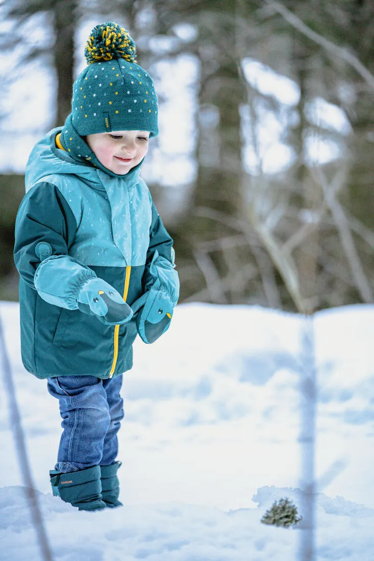 Wedze Warm Lugiklip Baby Ski Mittens