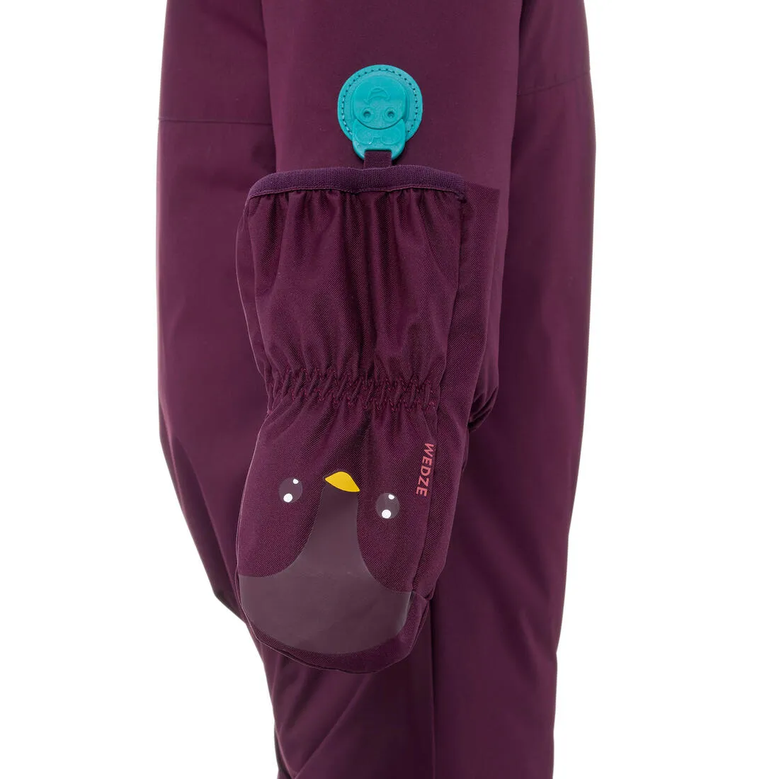 Wedze Warm Lugiklip Baby Ski Mittens
