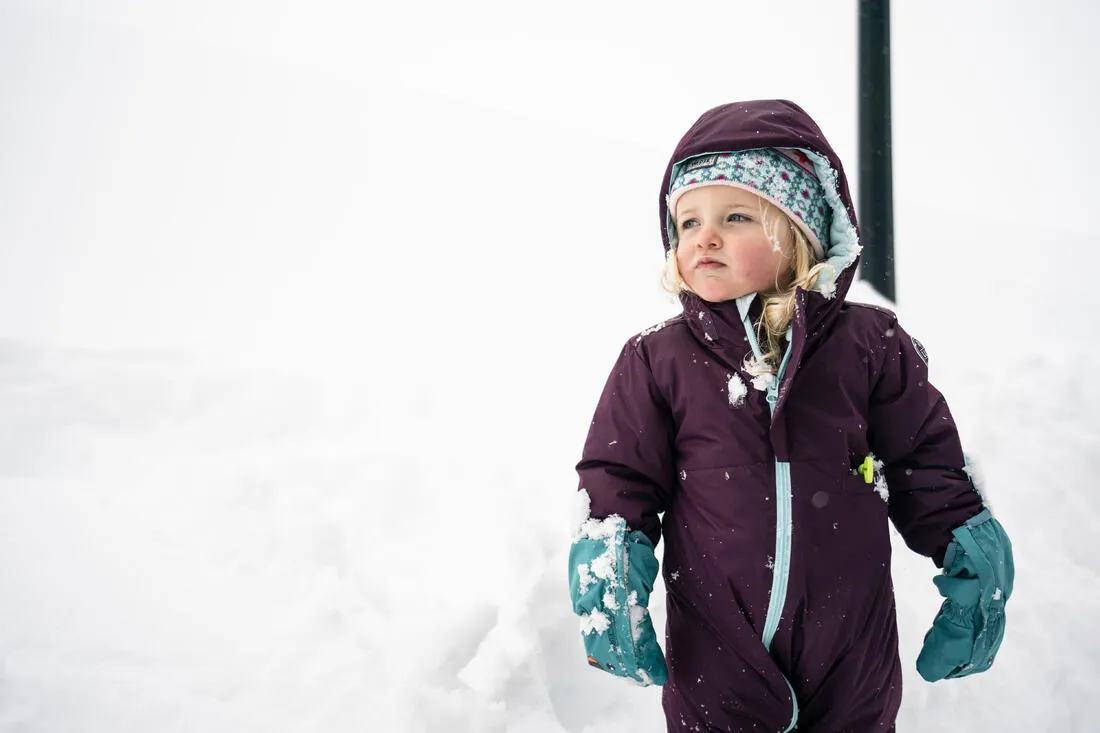 Wedze Warm Lugiklip Baby Ski Mittens