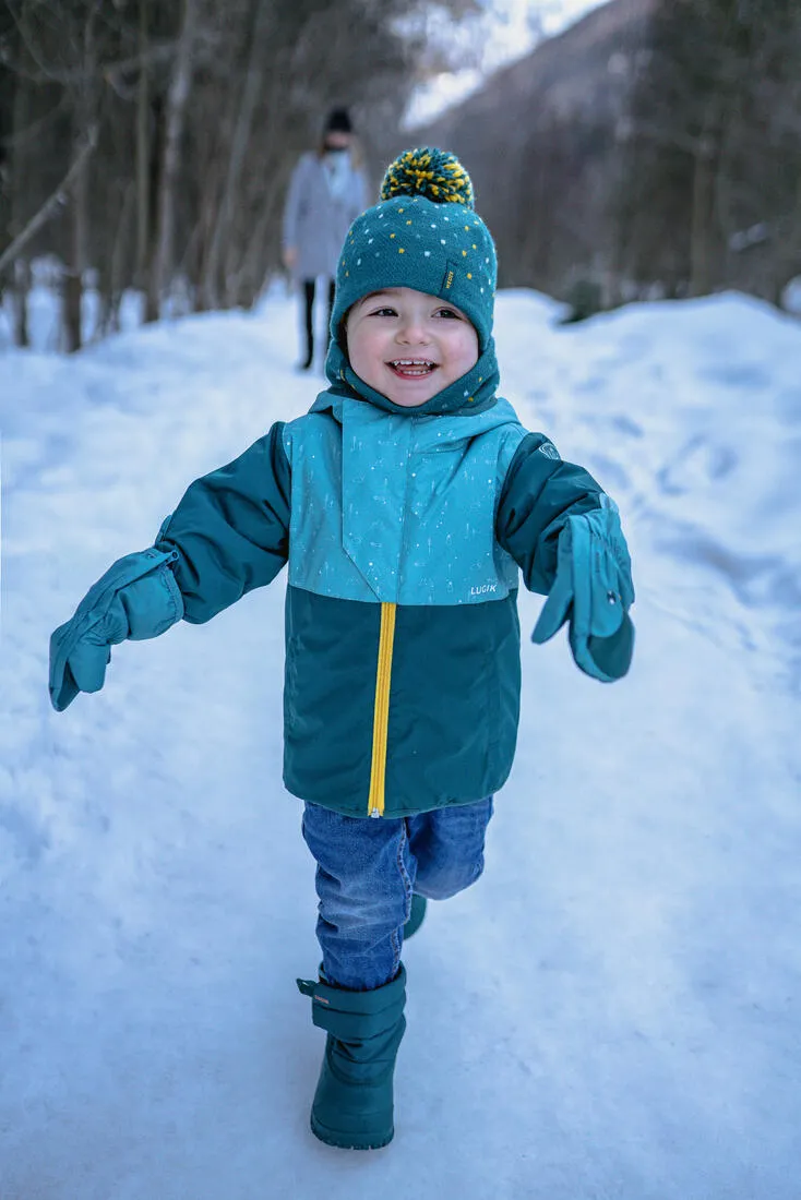 Wedze Warm Lugiklip Baby Ski Mittens