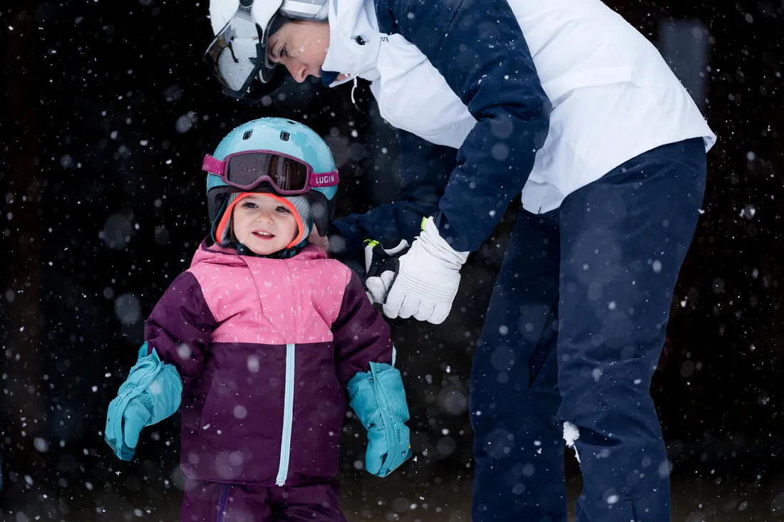 Wedze Warm Lugiklip Baby Ski Mittens