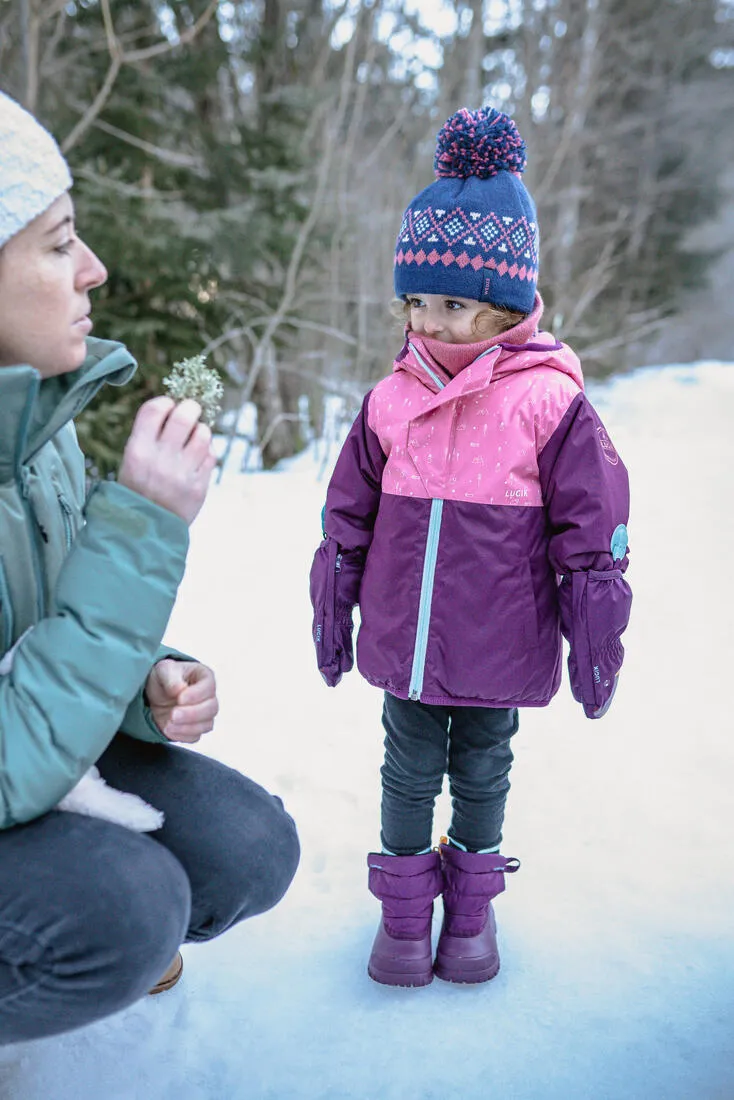 Wedze Warm Lugiklip Baby Ski Mittens