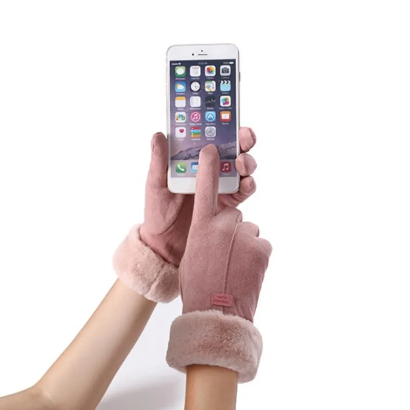 Women's Winter Warm Cashmere Gloves | Touch Screen Gloves